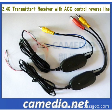 2.4GHz DVD Wireless Syetem with Acc Reverse Control Line Wireless Transmission Between Rearview Camera and Car Monitor